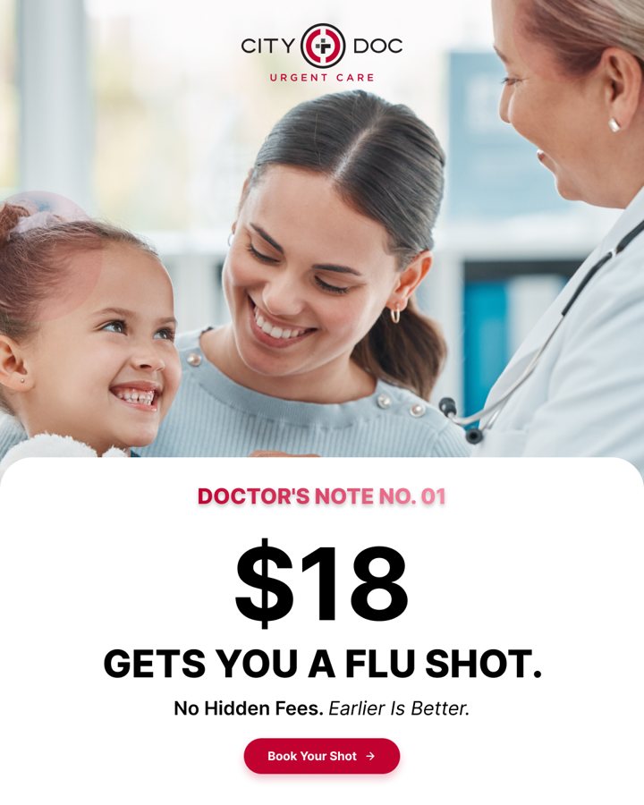 CityDoc Urgent Care social post