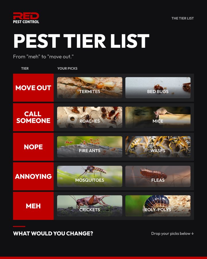 RED Pest Control social post