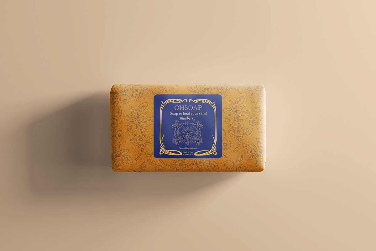 Blueberry soap