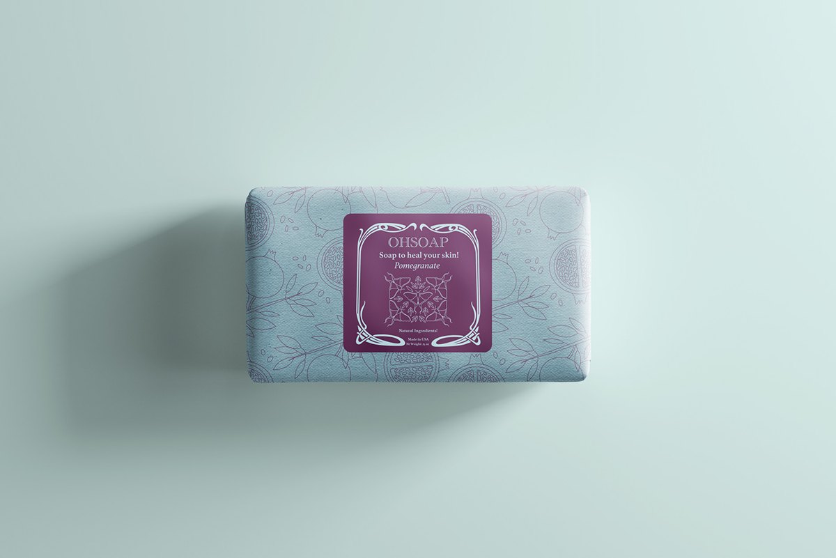Pomegranate soap